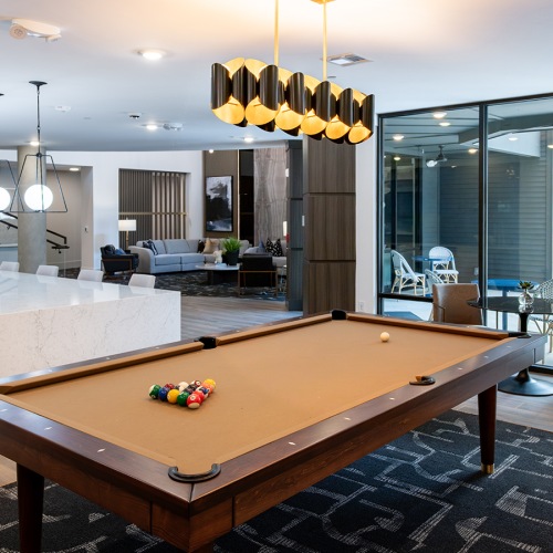 clubhouse with a pool table